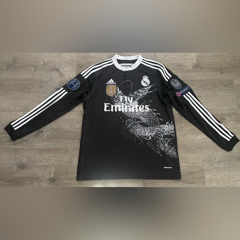 Cristiano Ronaldo Black Dragon Real Madrid Retro Soccer Jersey